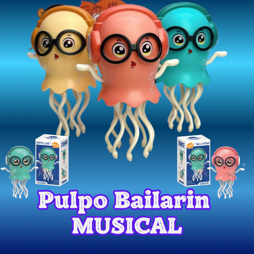 PULPO BAILARÍN CON SENSOR DE MOVIMIENTO