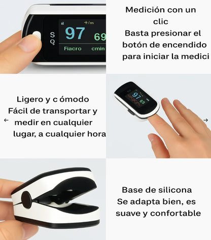 MEDIDOR DE GLUCOSA EN SANGRE NO INVASIVO 8 EN 1 (5 SEG 99% DE PRECISIÓN)