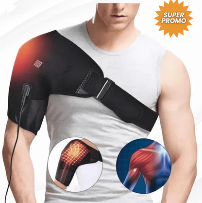 HOMBRERA TÉRMICA CON MICRO MASAJES Y 3 NIVELES DE CALOR