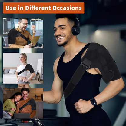 HOMBRERA TÉRMICA CON MICRO MASAJES Y 3 NIVELES DE CALOR