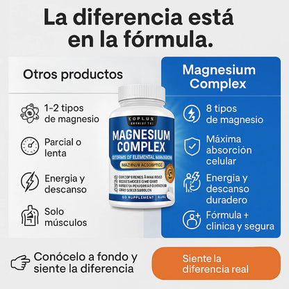 MAGNESIUM COMPLEX | Tu aliado diario para el bienestar y la vitalidad
