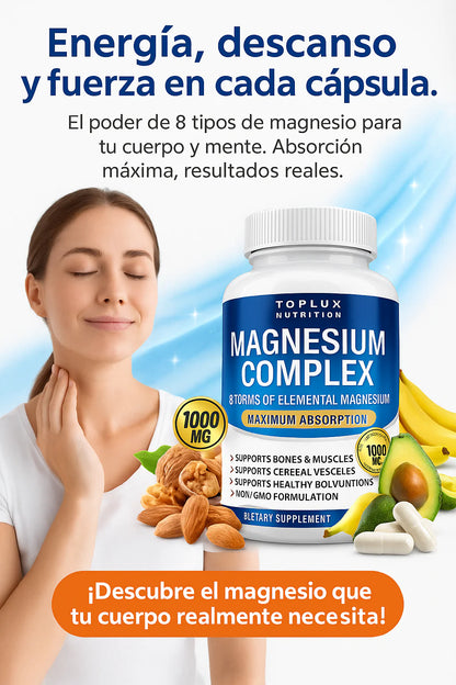 MAGNESIUM COMPLEX | Tu aliado diario para el bienestar y la vitalidad